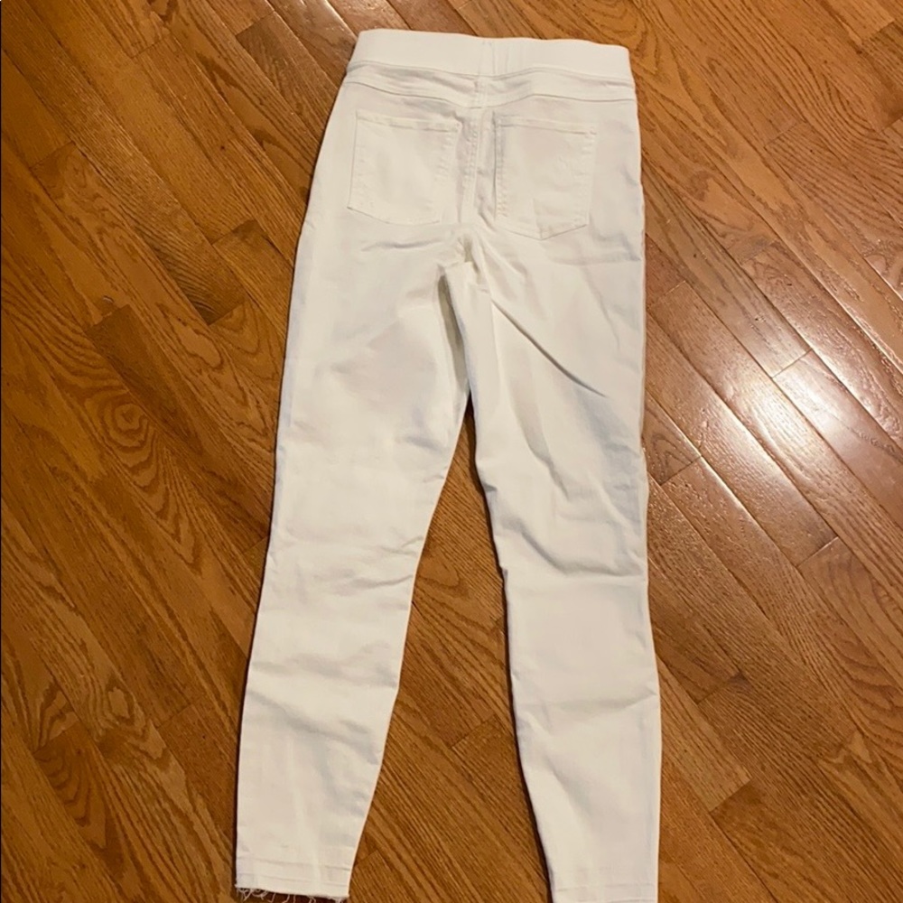 Spanx skinny white ankle jeans - Picture 4 of 5